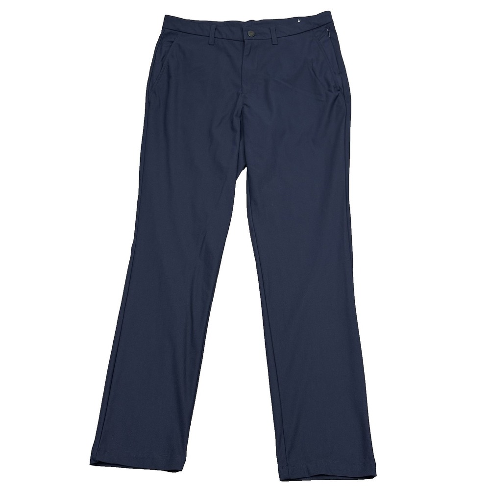 Reebok Golf Pants Mens‎ 34x32 Blue Performance Straight Tech Trousers REM233PA06